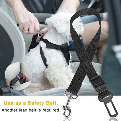 Furrcraft Adjustable Pet Car Seat Belt Leash (2 Pack) – Safety Travel Harness for Dogs & Cats