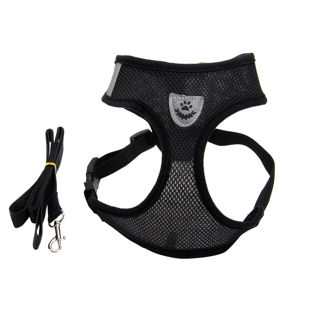 Furrcraft Breathable Mesh Dog Harness & Leash Set
