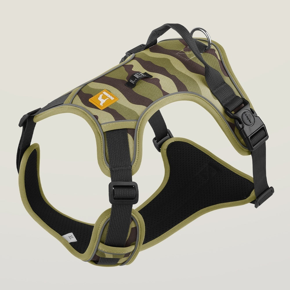 FurrCraft Reflective No-Pull Dog Harness – Adjustable Soft Chest Harness for Safe Walking