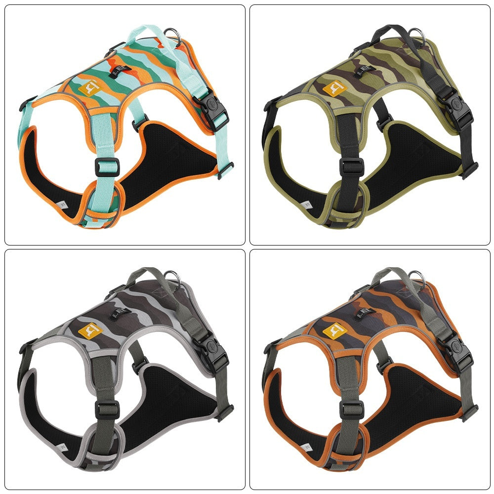 FurrCraft Reflective No-Pull Dog Harness – Adjustable Soft Chest Harness for Safe Walking