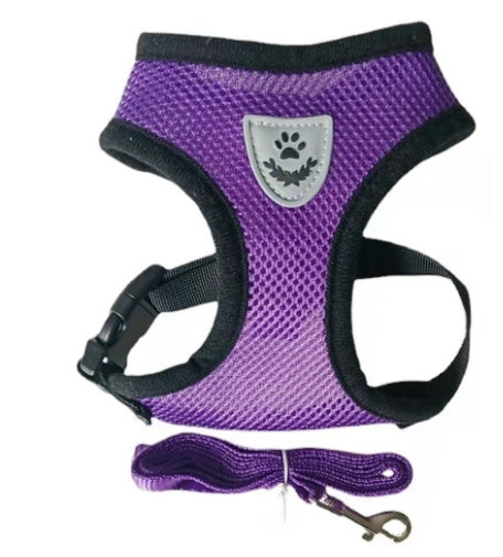 Furrcraft Breathable Mesh Dog Harness & Leash Set
